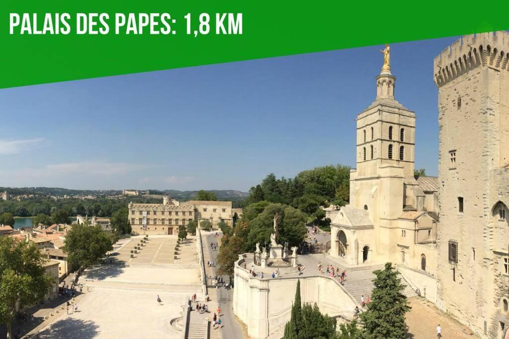 Appartamento La Glycine - Parking Gratuit - Ac Clim - Cour Prive - Villeneuve-lès-Avignon Esterno foto